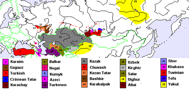 Тюркские языки языковая группа